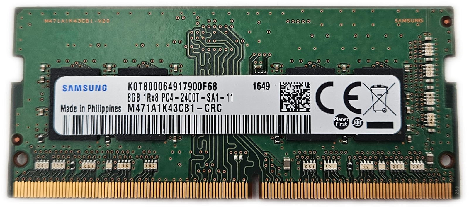 Samsung 8GB PC4-2400T DDR4 SO-DIMM Laptop RAM