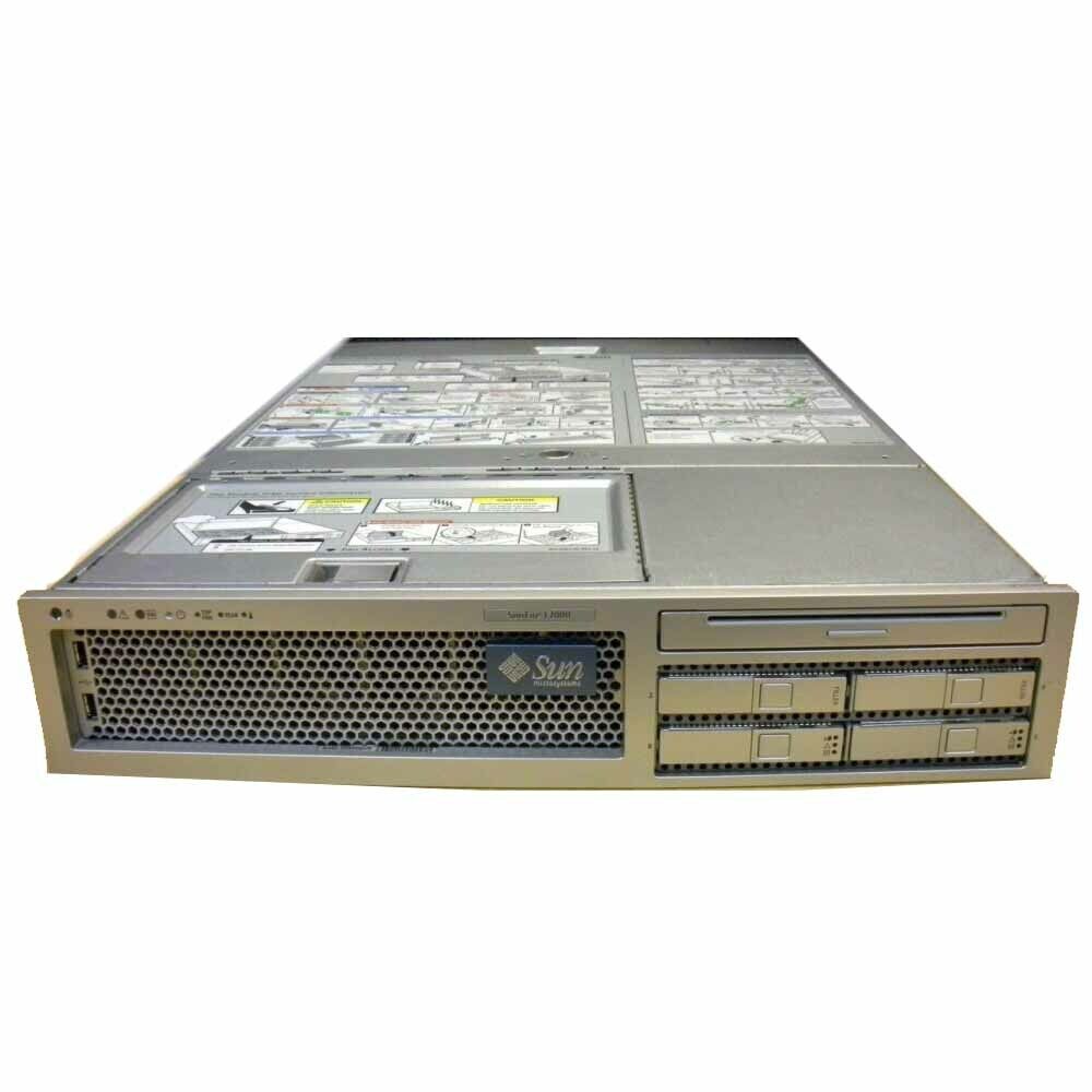 Sun T2000 Server T20Z104A-08GA2G 4-Core 1.0GHz, 8GB, 2x 73GB, DVD, Rack Kit