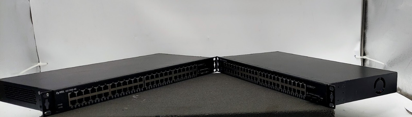LOT OF 2 ZyXEL GS1900-48 48 Port Switch