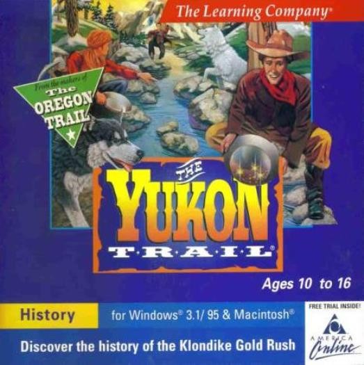 The Yukon Trail PC MAC CD discover Alaskan Klondike Gold Rush history rich game