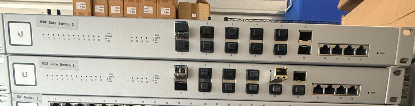 Ubiquiti UniFi 16-port 10G aggregation Fiber switch SPF+ M/N: US-16-XG is a Gen1
