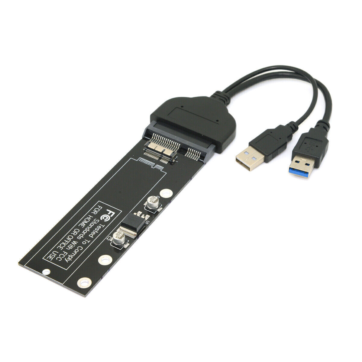 Jimier USB3.0 to 12+6Pin SSD HDD - SATA 22Pin Hard  Drive for Macbook Air A1369