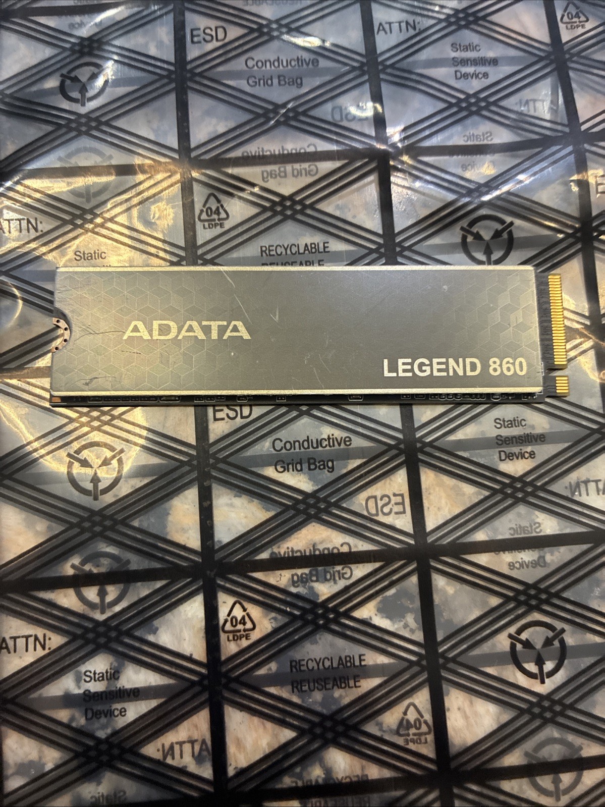 1TB Adata Legend NVMe 860 PCIe Gen4x4 M.2 2280 SSD 100% Health Only 148 Hours
