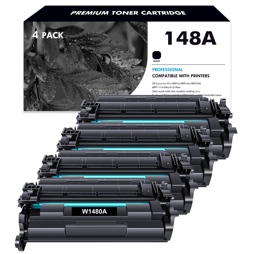 [New Chip]W1480X 148A Toner Cartridge for HP LaserJet Pro 4001dn MFP 4101fdw Lot