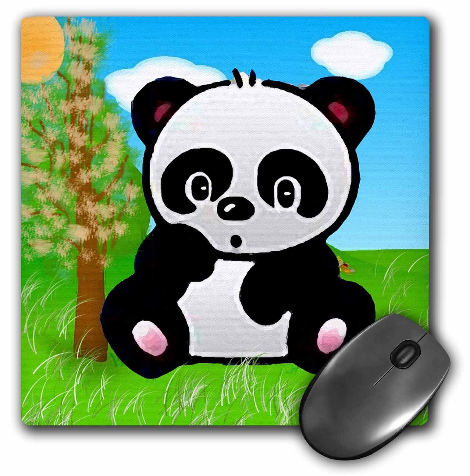 3dRose Panda Bear MousePad