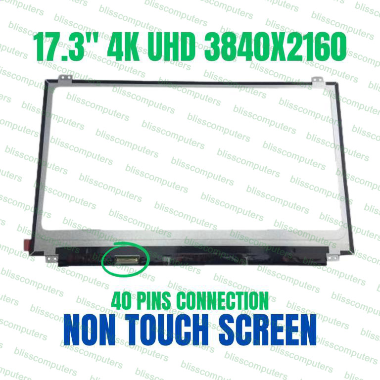 Dell Alienware 17 R3 Dp/n 2DK4K 02DK4K UHD 17.3" 4K LCD Screen AUO B173ZAN01.0