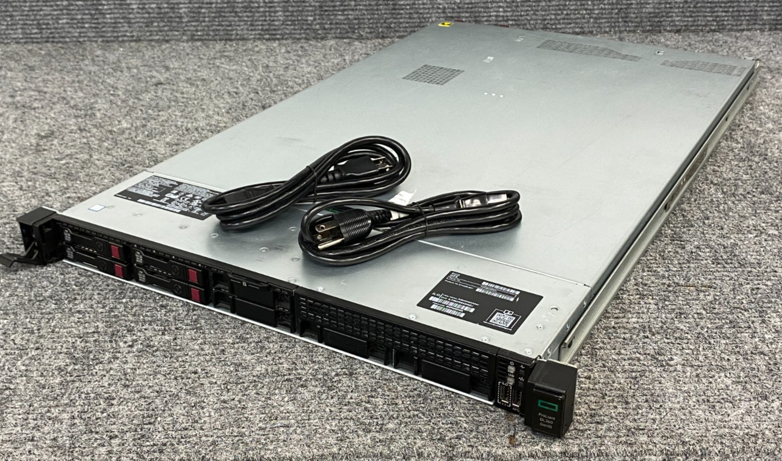 HPE ProLiant DL360 Gen10 (874459-S01) Server w/ Xeon 4112, P408i, 2x PSU -As Is-