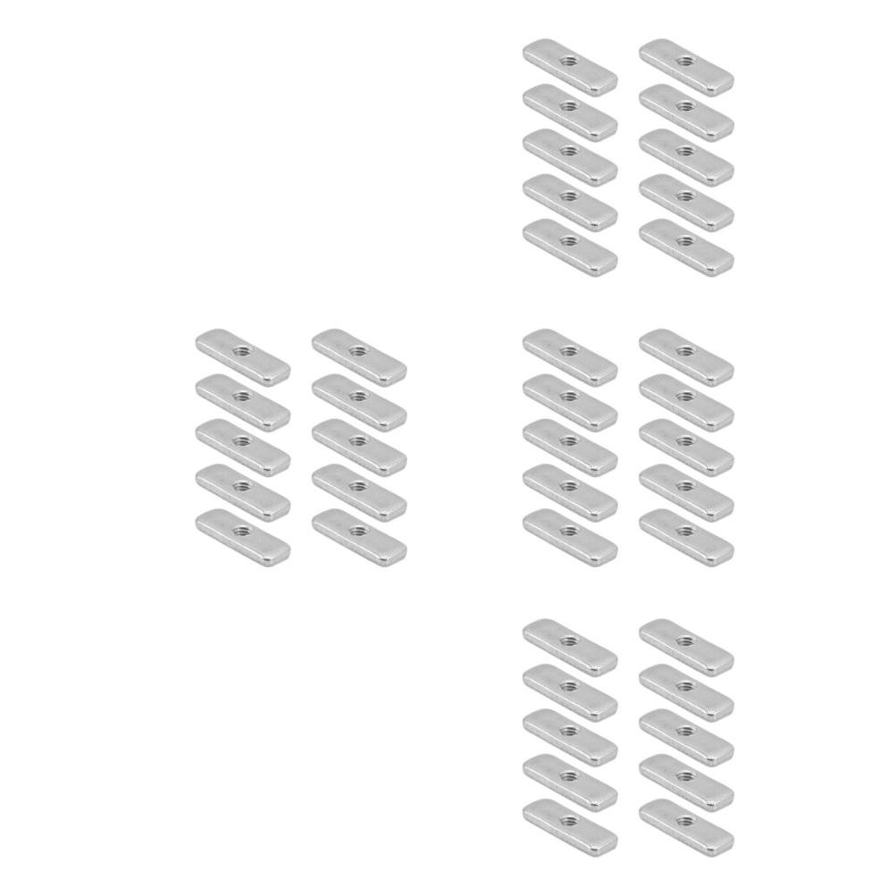40 pcs M3 Rectangular Mounting Plates Compatible with Voron V0 , Metal
