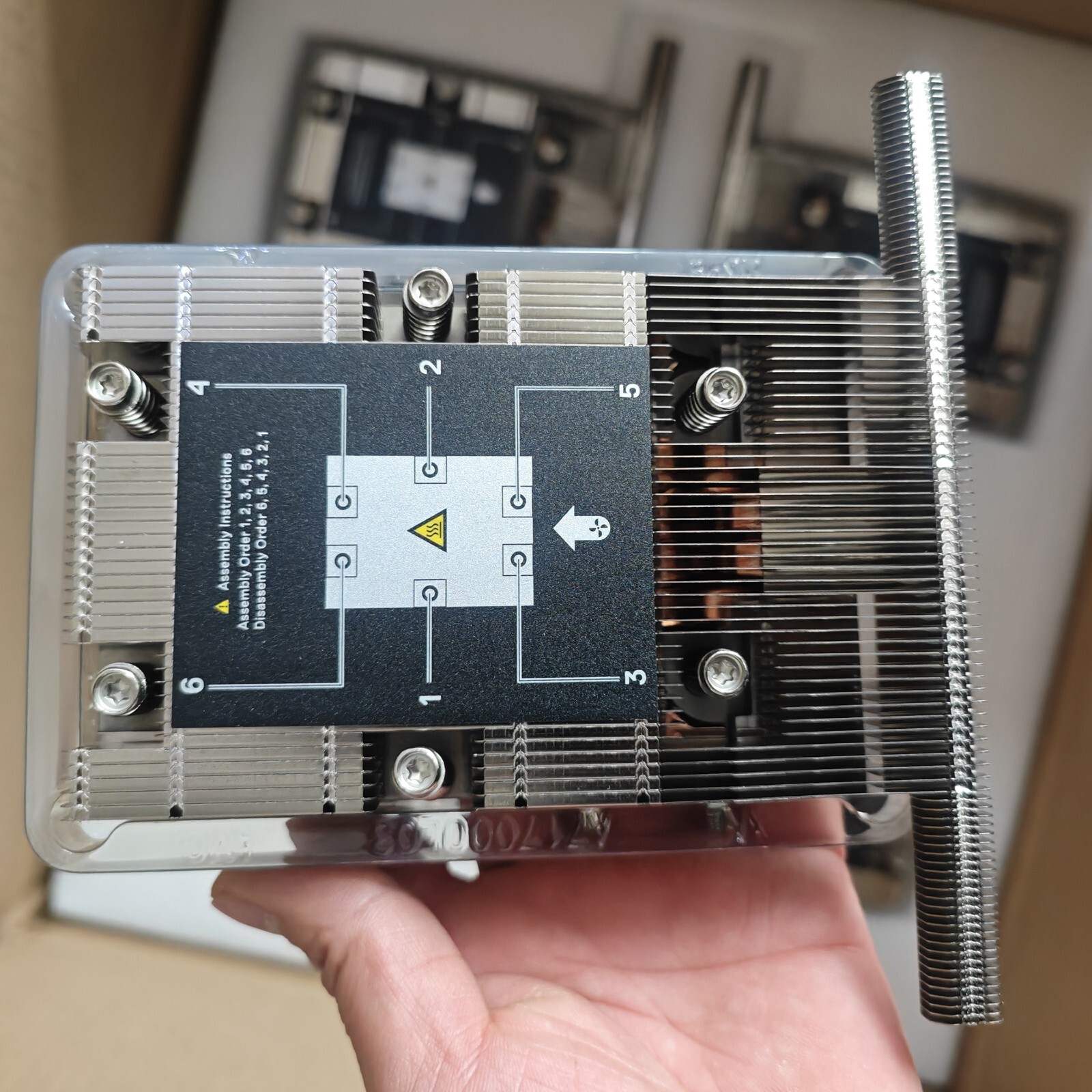 New For Dell PowerEdge R7625 High Performance 1U Heatsink 0DW02D DW02D