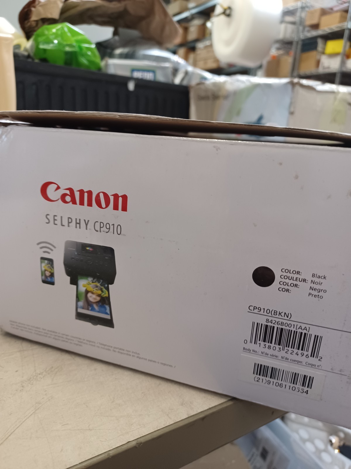 Canon Selphy CP910 Compact Photo Printer Black Wifi 