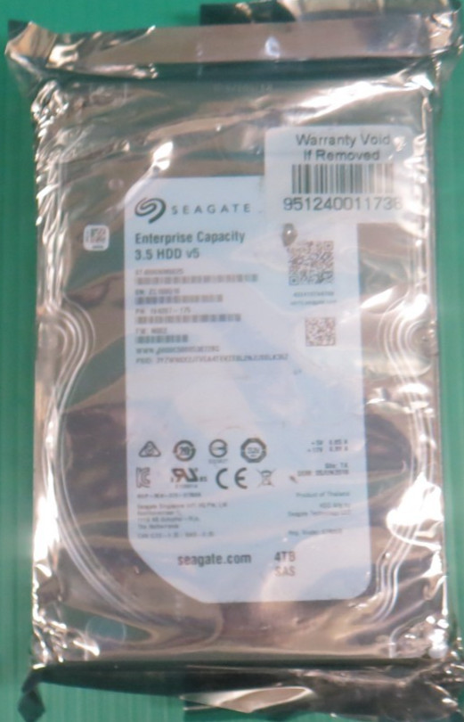 Seagate Enterprise 4TB / 128MB / SAS /3.5" Hard Drive v5 / ST4000NM0025 / REFURB