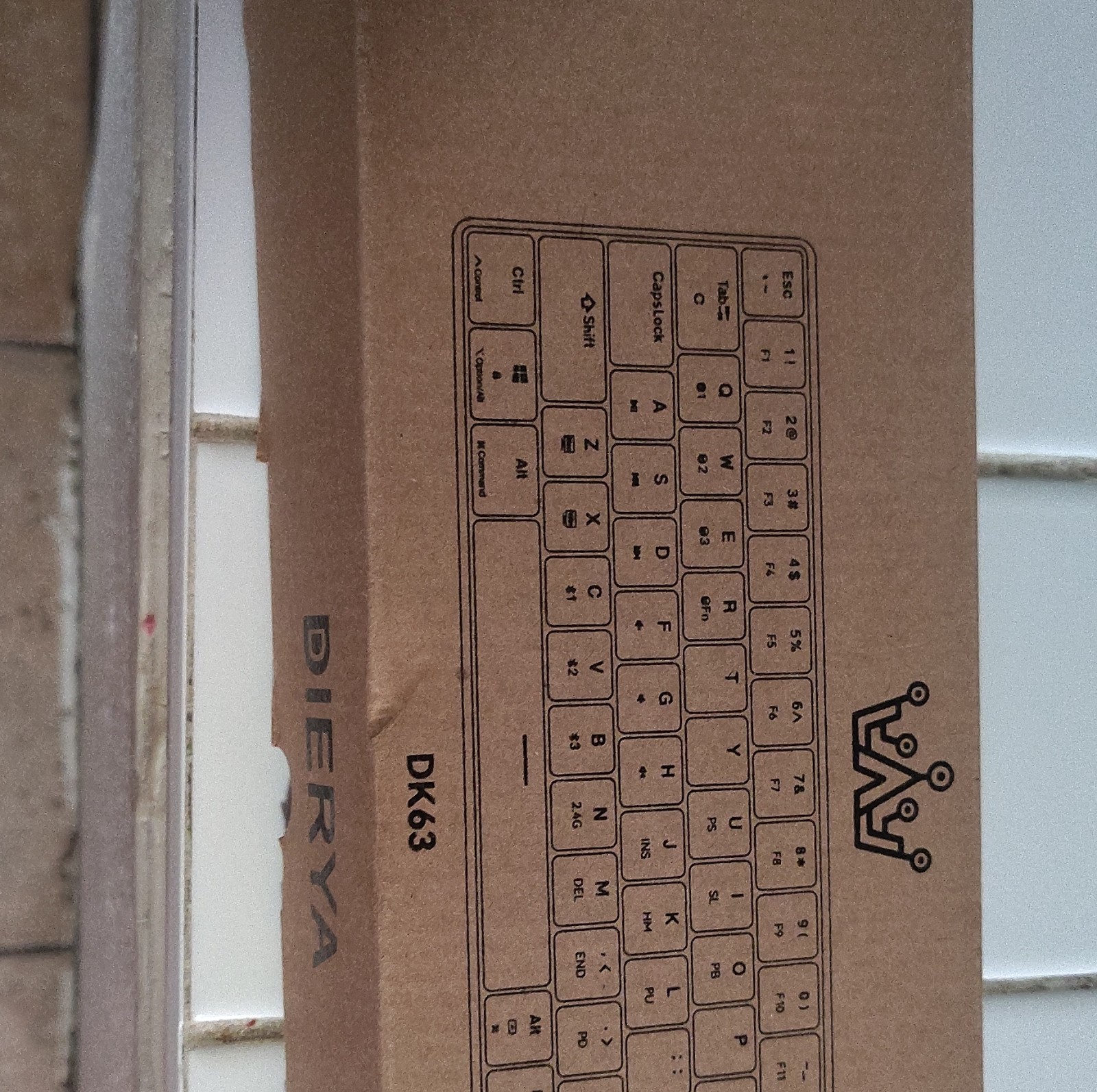 DIERYA DK63 Compact Computer Keyboard QWERTY English Standard Layout