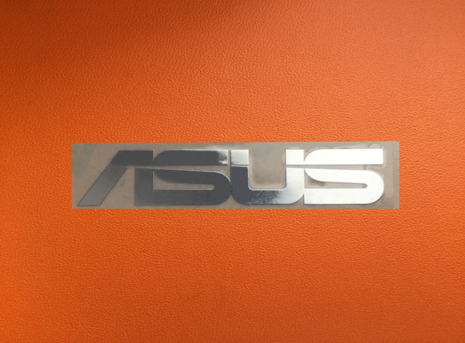 1 pcs Sticker for ASUS Skylake Silver Chrome Color Logo Decal Badge 45mm x 8mm 
