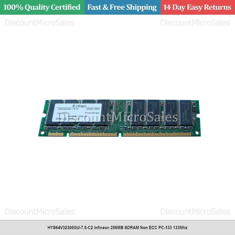 HYS64V32300GU-7.5-C2 Infineon 256MB SDRAM Non ECC PC-133 133Mhz