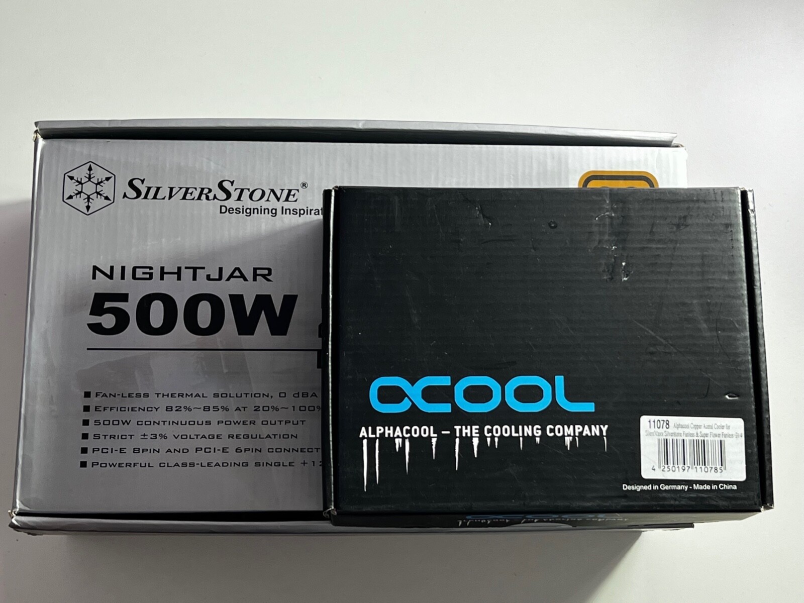 Silverstone Nightjar 500W PSU with Alpha Cooling Water Block