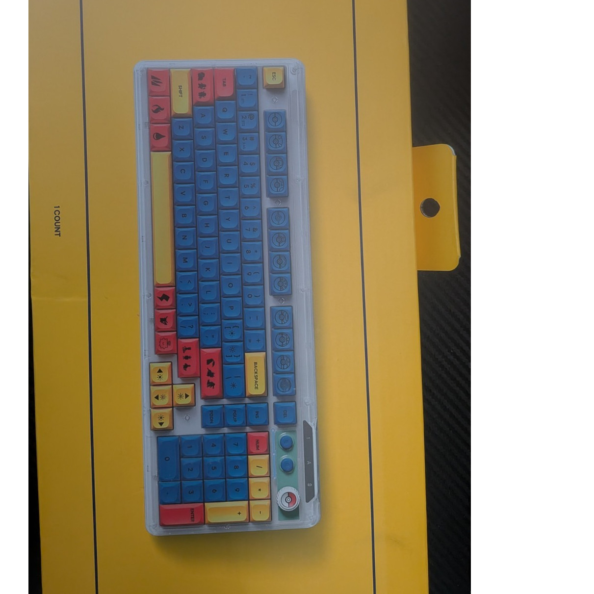 Pokemon Wireless Keyboard QWERTY Multicolor Target Edition Standard Model