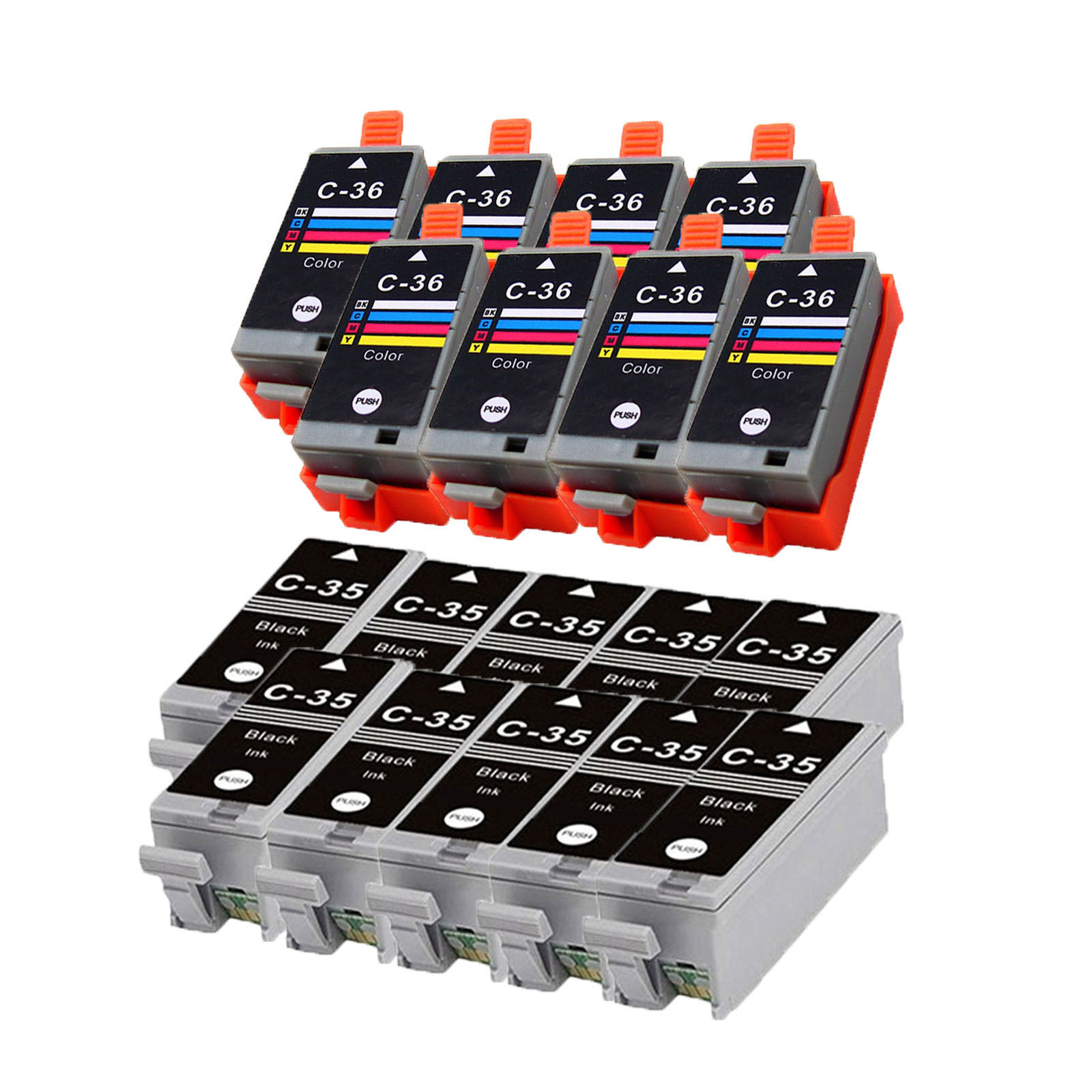 18 PK INK FOR CANON PGI-35 BK CLI-36 CANON Pixma IP100 Canon ip100 printer