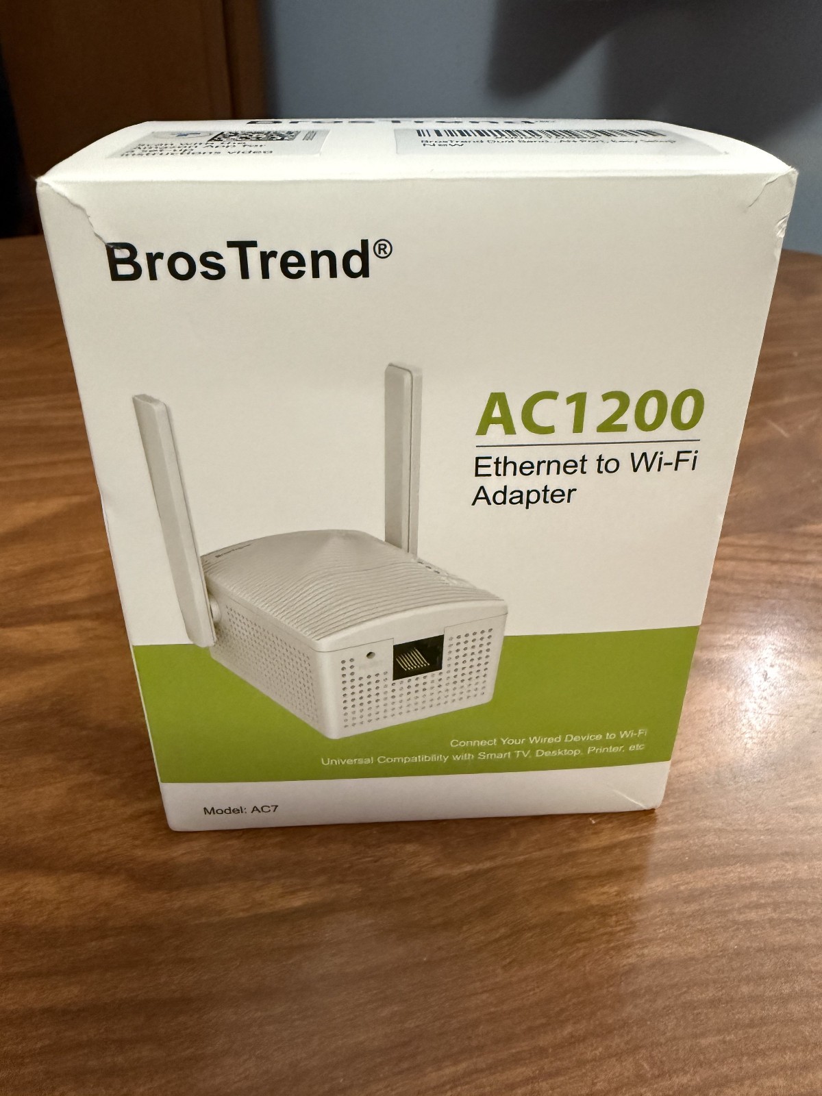 BrosTrend Dual Band 1200Mbps WiFi Bridge, Converts Ethernet Device to WiFi