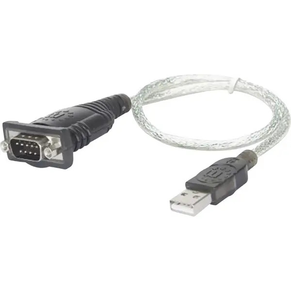 Manhattan 205146 USB 1.1 Adapter [1x USB 1.1 Plug To - 1x 9"" SUB-D Plug