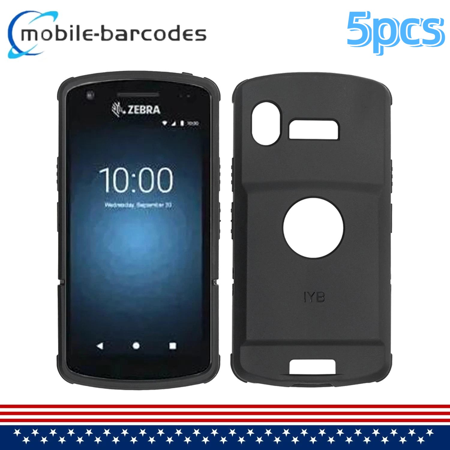 5pcs Protective Cover Case Rugged Boot for Zebra EC50 EC55 handheld Scanner US