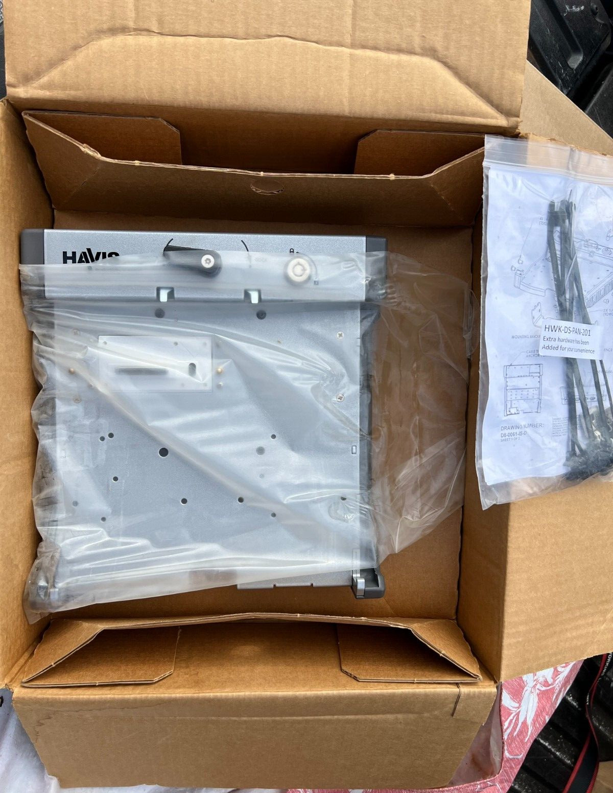 Havis/Ledco Docking Station CF19 Panasonic Toughbook + DS-PAN-210 1 Key & screws