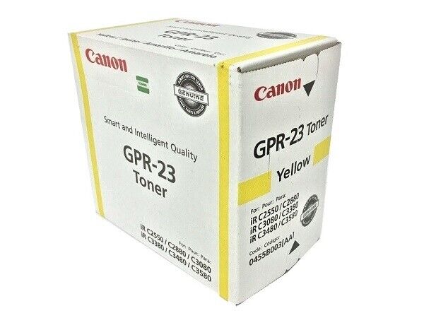 Genuine Canon GPR23 (0455B003) Yellow Toner Cartridge - NEW SEALED