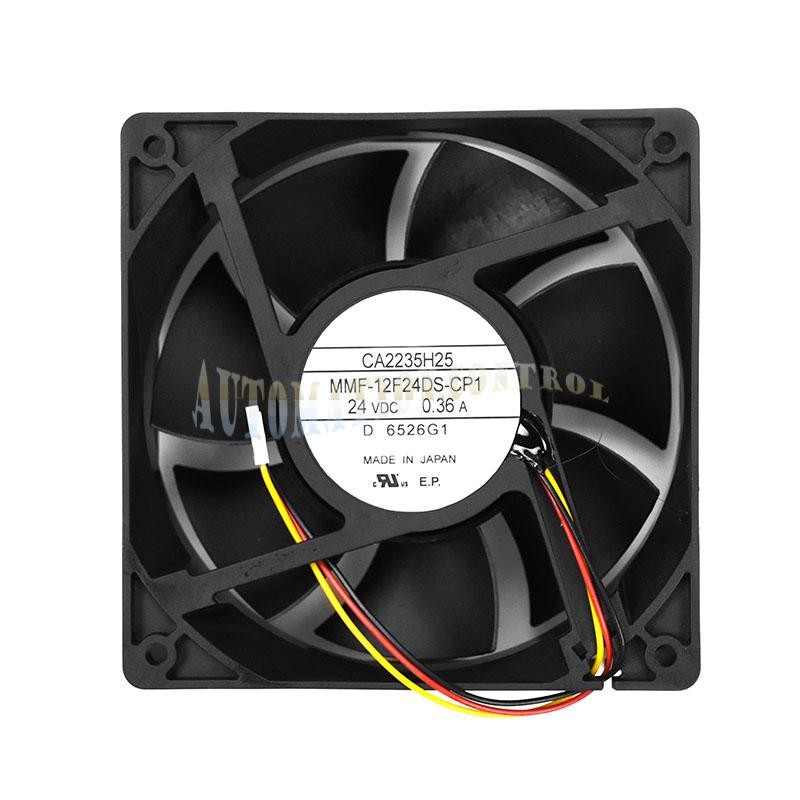 1X For Inverter Cooling Fan 24V 120mm 3Pin  CA2235H25 MMF-12F24DS-CP1 