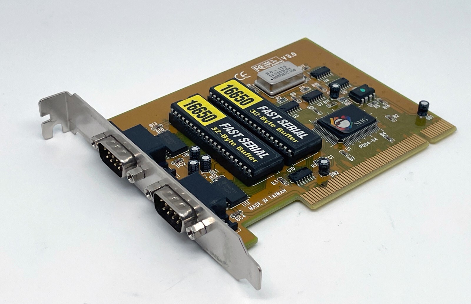 Siig JJ-P20212-B6 Cyber Serial Dual Port Plus Rohs PCI High Speed Fast Serial