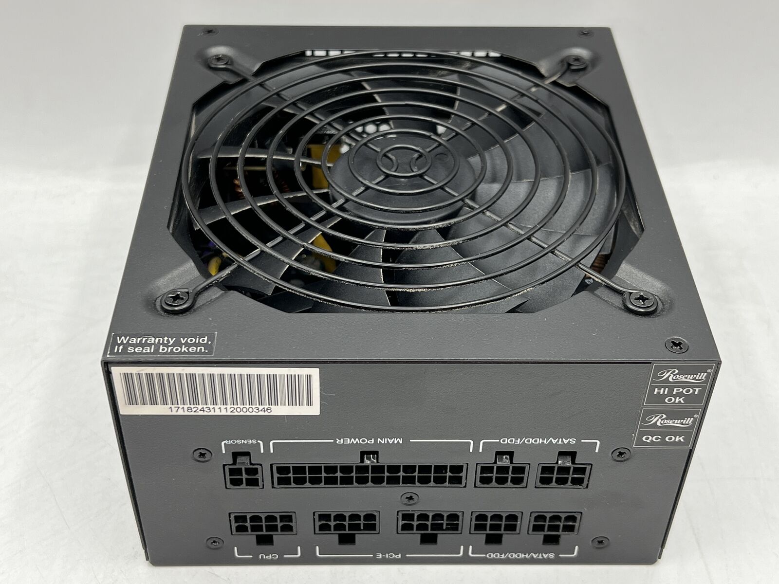 Rosewill PMG750 750W ATX Full Modular Power Supply Unit Only 80 Plus Gold Used
