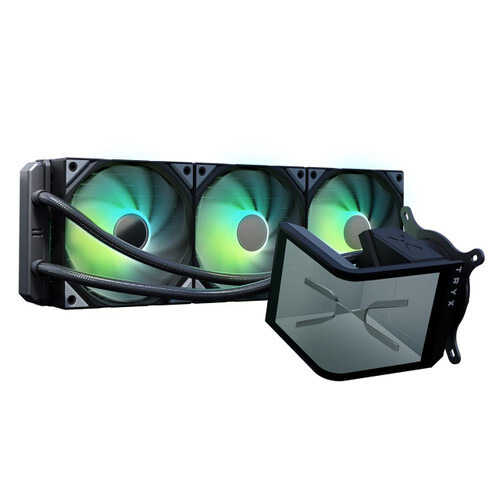 TRYX SE 360 ARGB 360mm AIO 3D Cooler Asetek Adela (Black) L-P360L-AM3M-G0K