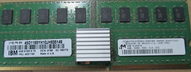 IBM 1922 0/16GB (4x 4GB) 533MHz DDR2 DIMM Memory