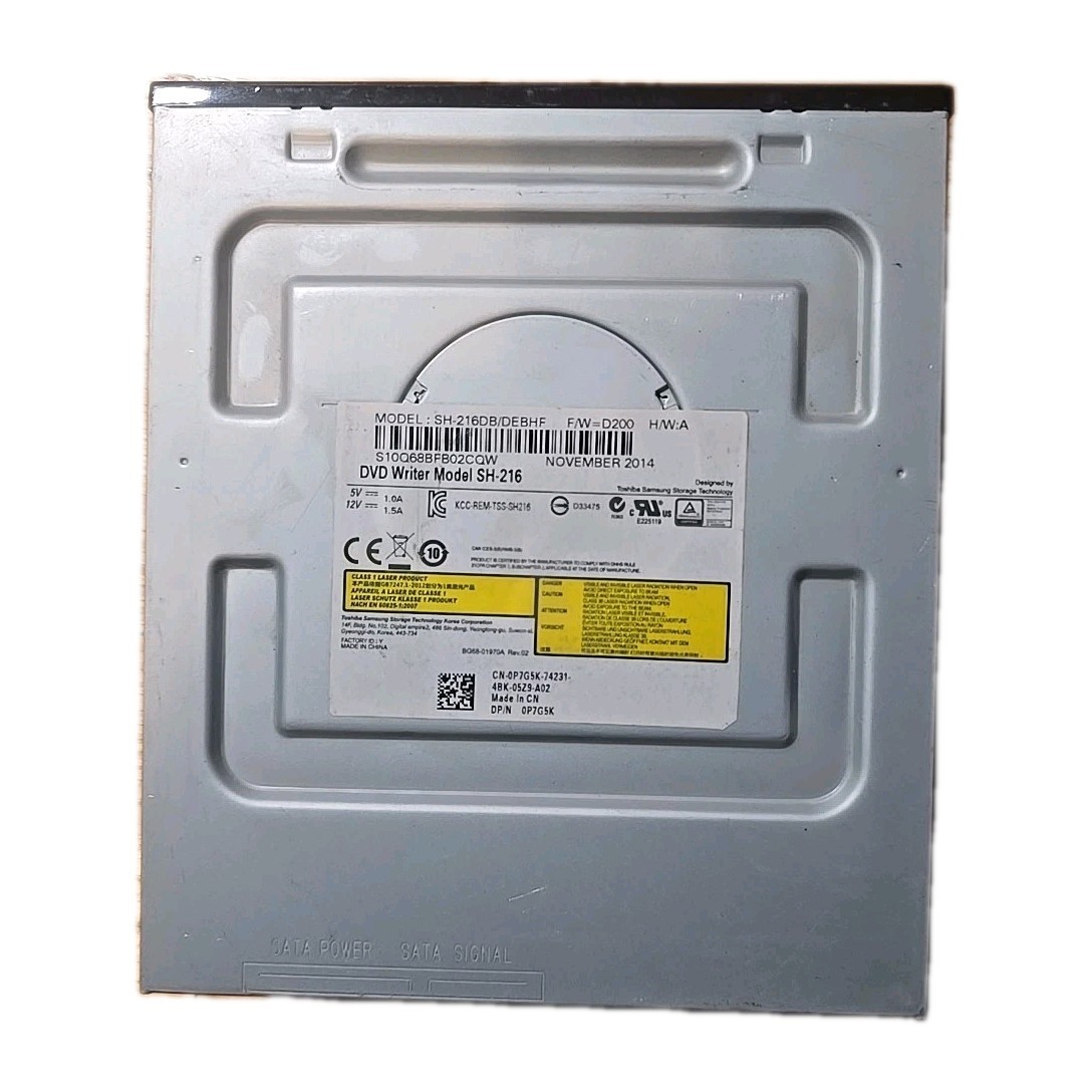 Toshiba Samsung SH-216DB SATA DVD±RW CD-RW 5.25" Internal Desktop Drive