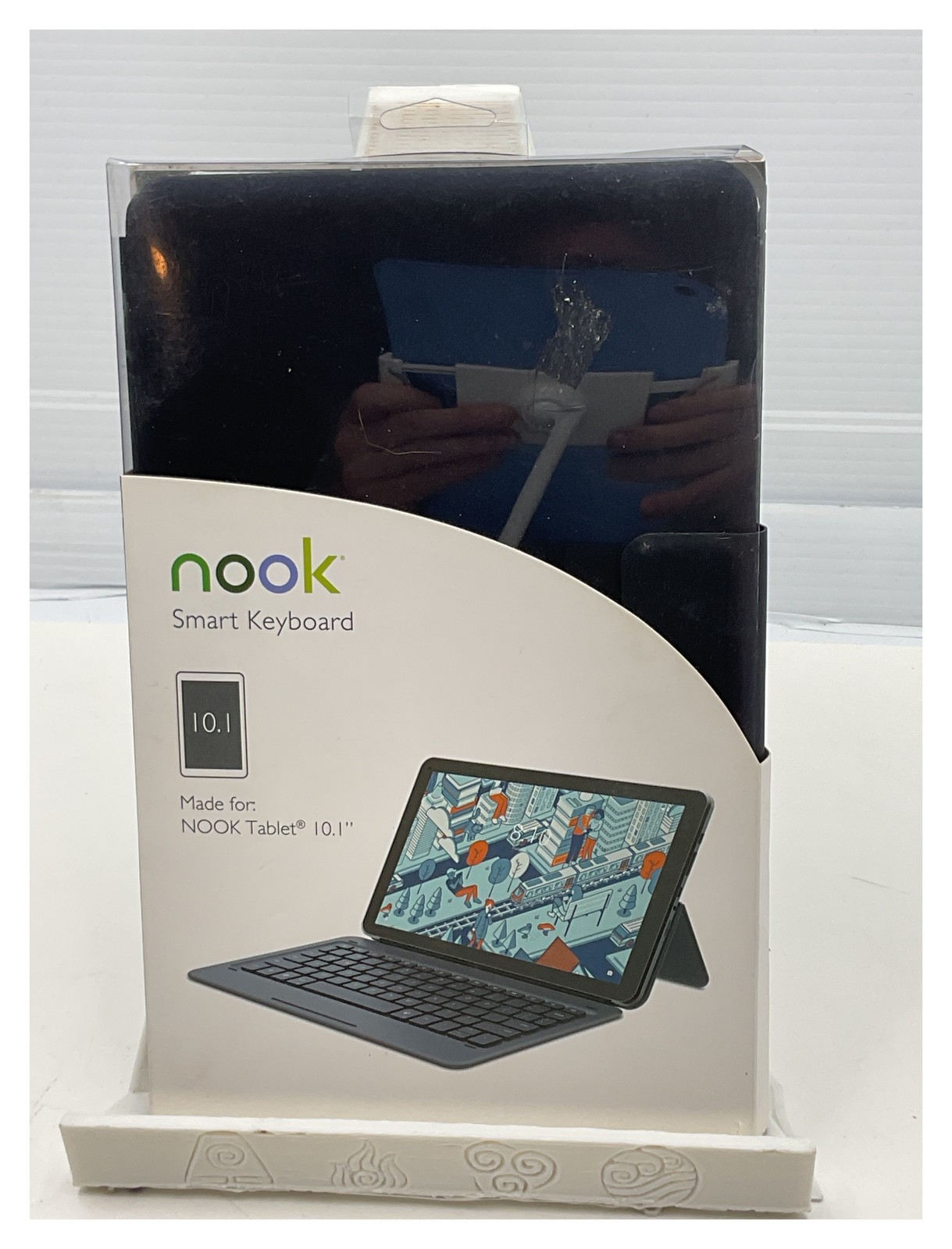 Nook Smart Keyboard Case for Nook Tablet 10.1 Folio Cover Black New