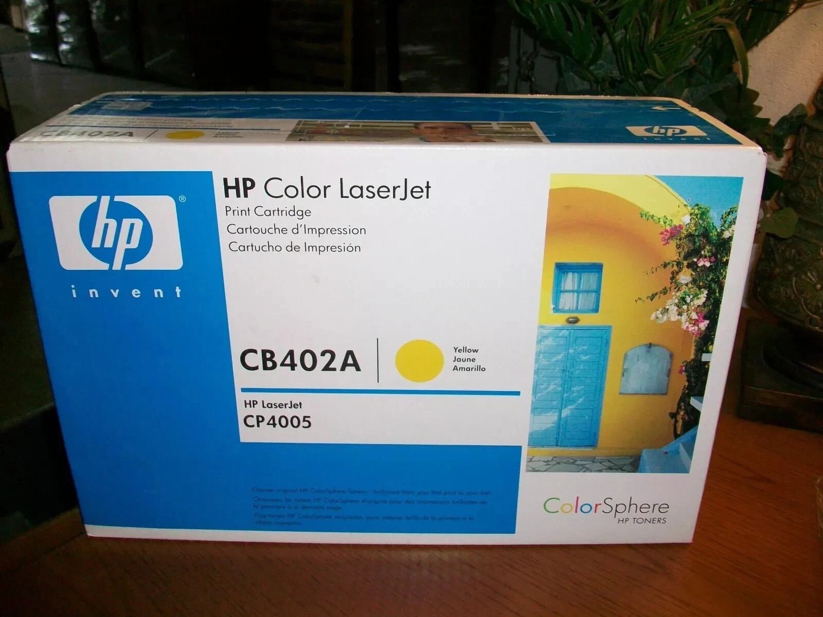 HP CB402A Yellow Toner Cartridge for LaserJet CP4005 - Sealed