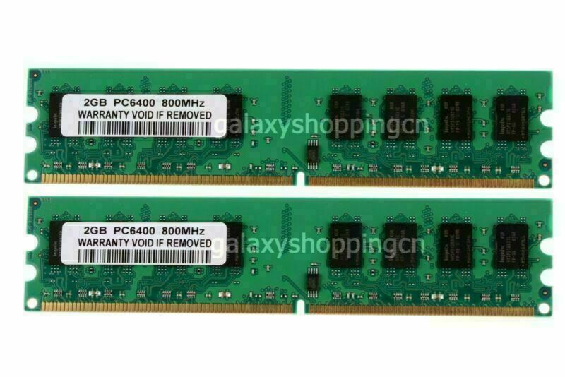 4GB For HP Compaq dc5800 dc5850 dc7800 dc7900 2X 2GB PC2-6400 DDR2 800MHz Memory