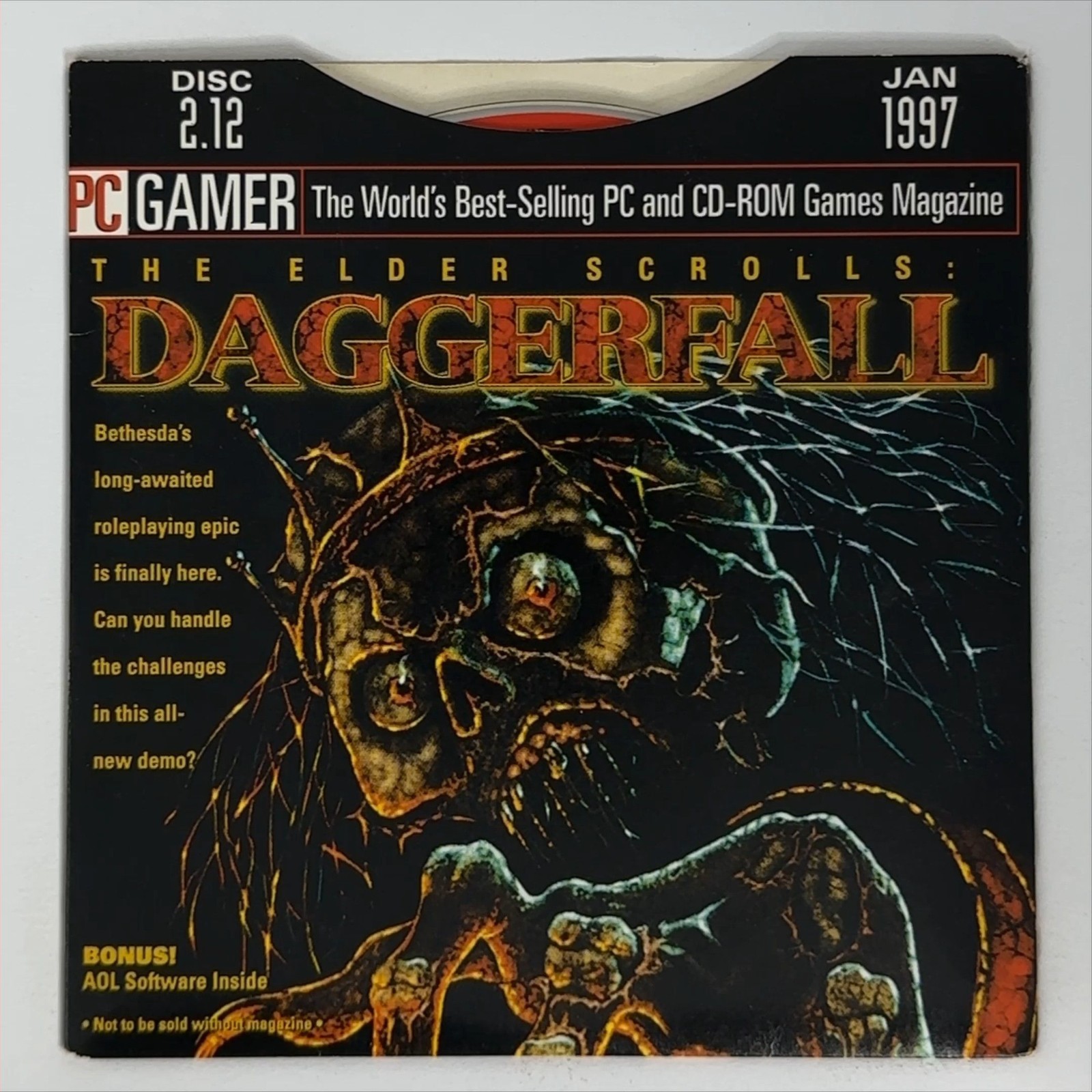 PC Gamer Demo Disc 2.12 January 1997 CD-ROM Vintage PC Gaming Software