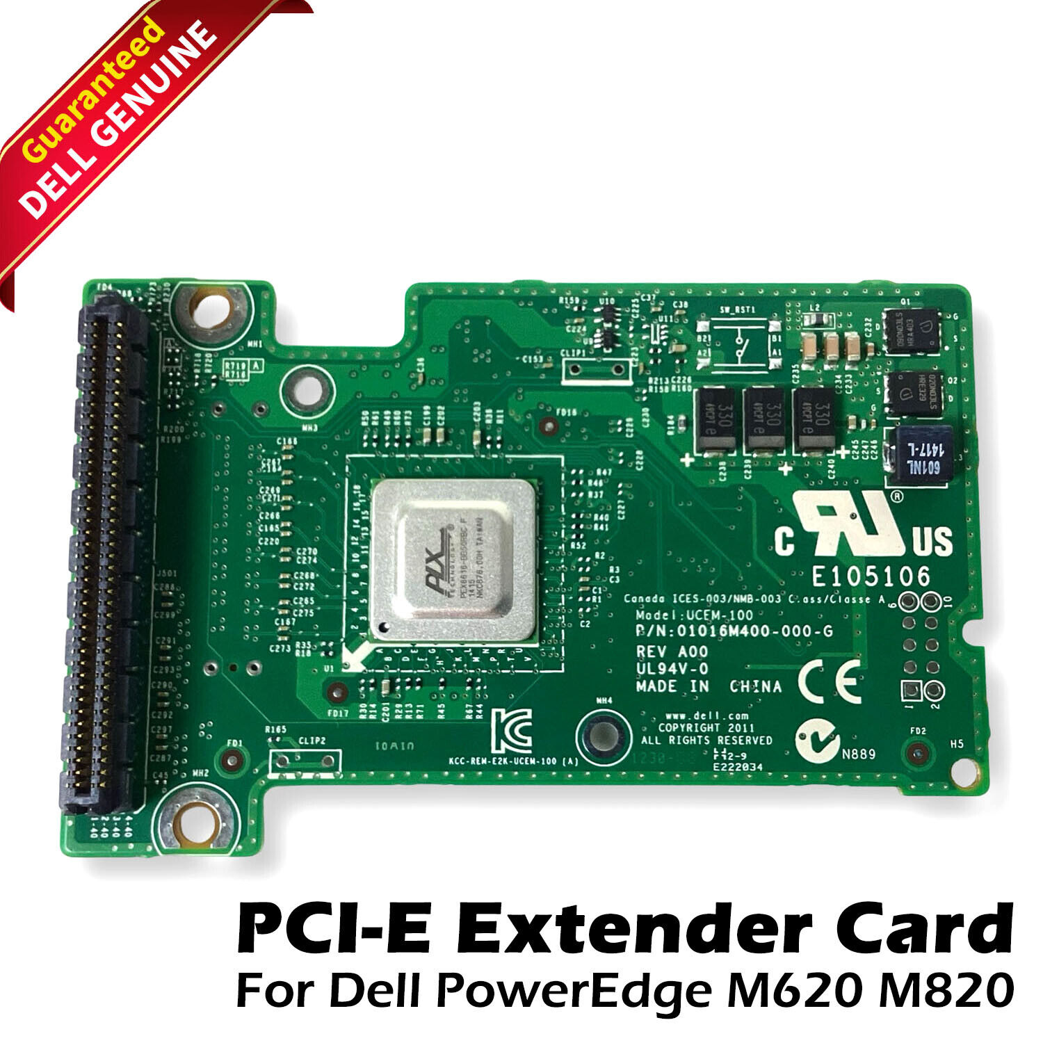 New Genuine Dell Poweredge M620 M820 SSD EMC Extender Modular Card PCI-E VJDTW