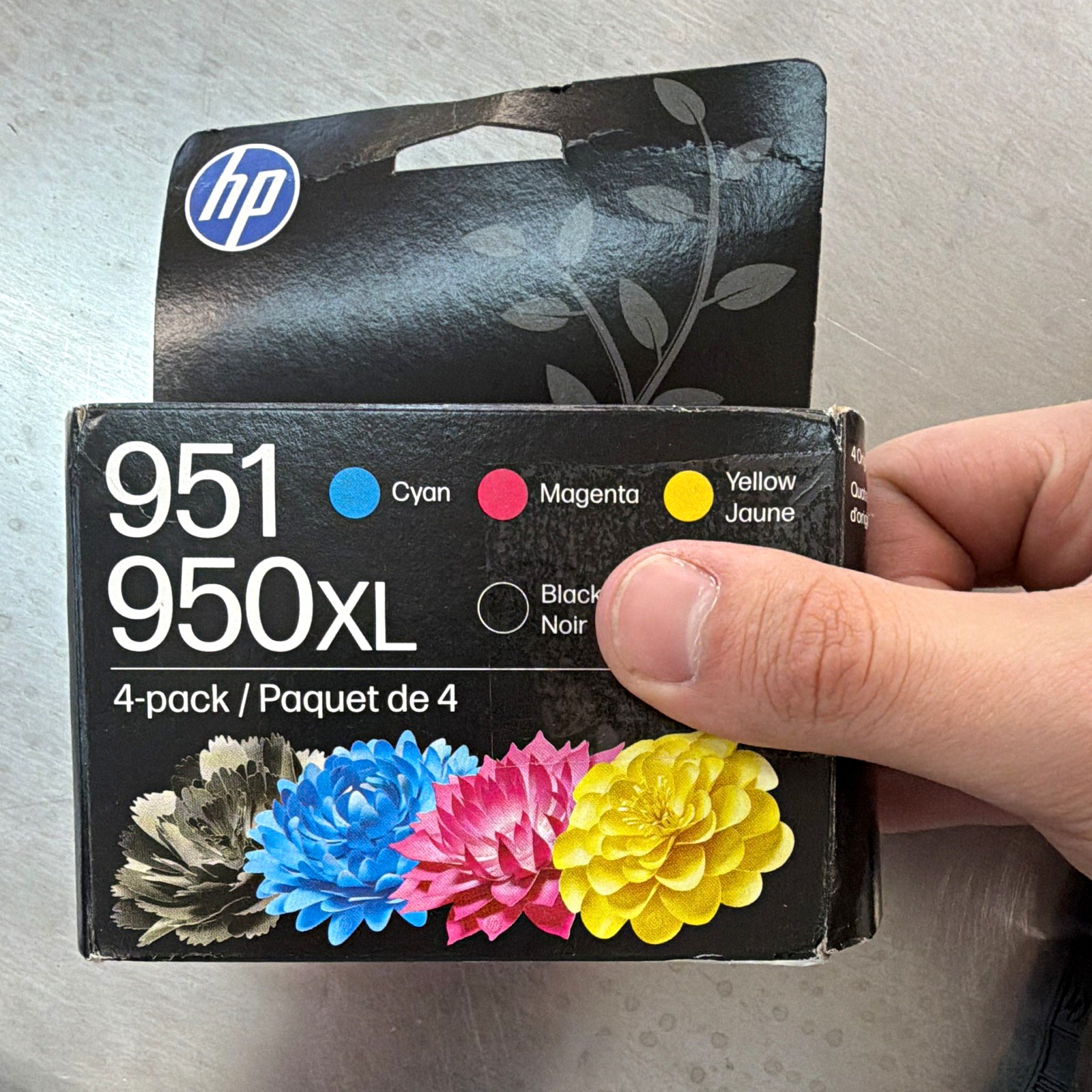 HP 950XL 951 Genuine Original Inkjet Cartridges 4-Pack BK/C/M/Y