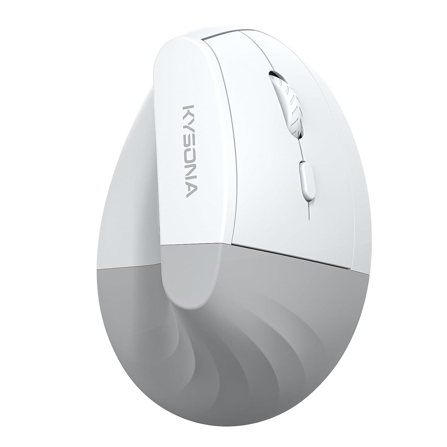 Kysona EM18 RGB Wireless Vertical Mouse – Dual Bluetooth + 2.4GHz RF