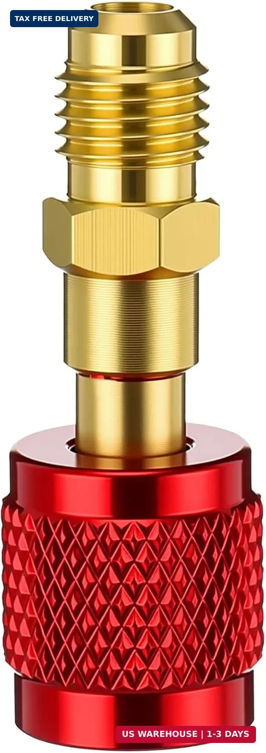 Outus 1 Pcs R410a Adapter for Mini Split Charging Adapter Vacuum Port with Thimb