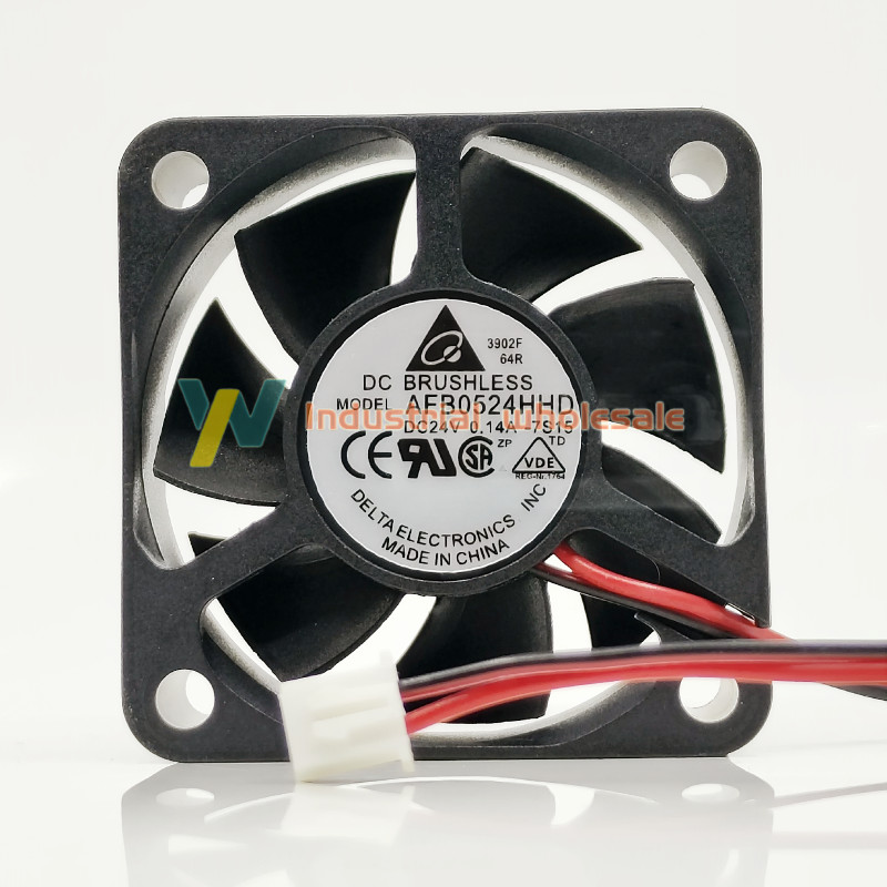 1PC Delta AFB0524HHD 50mm 5020 5CM dual ball bearing DC 24V 0.14A cooling fan