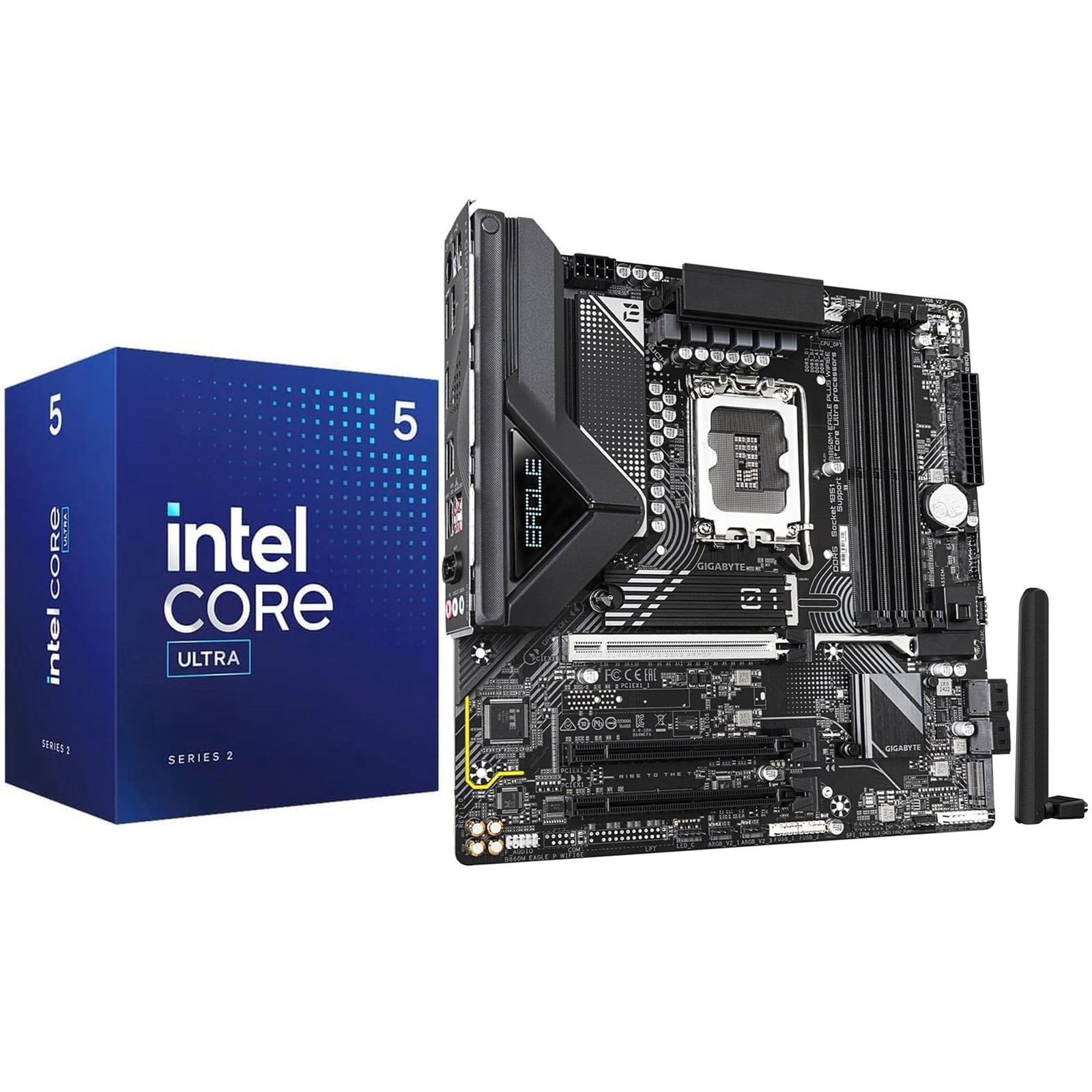 Micro Center CPU Motherboard Combo -Ultra 5 Desktop Processor 225F 10 cores w...