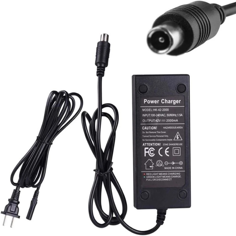 42V 2A Power Adapter for Bird & Lime Charger Xiaomi M365 Charger Power Cord