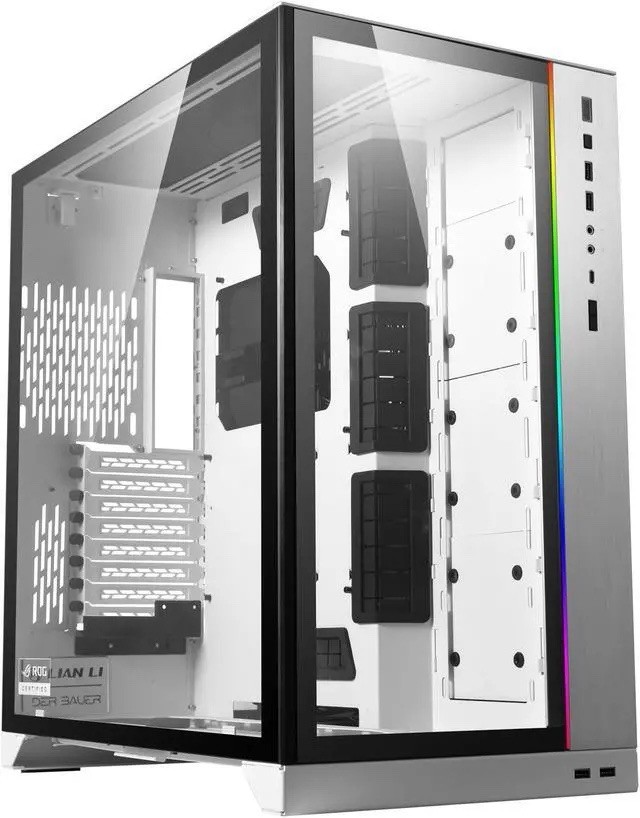 Lian Li O11D XL-W Tempered Glass ATX Tower Case - White