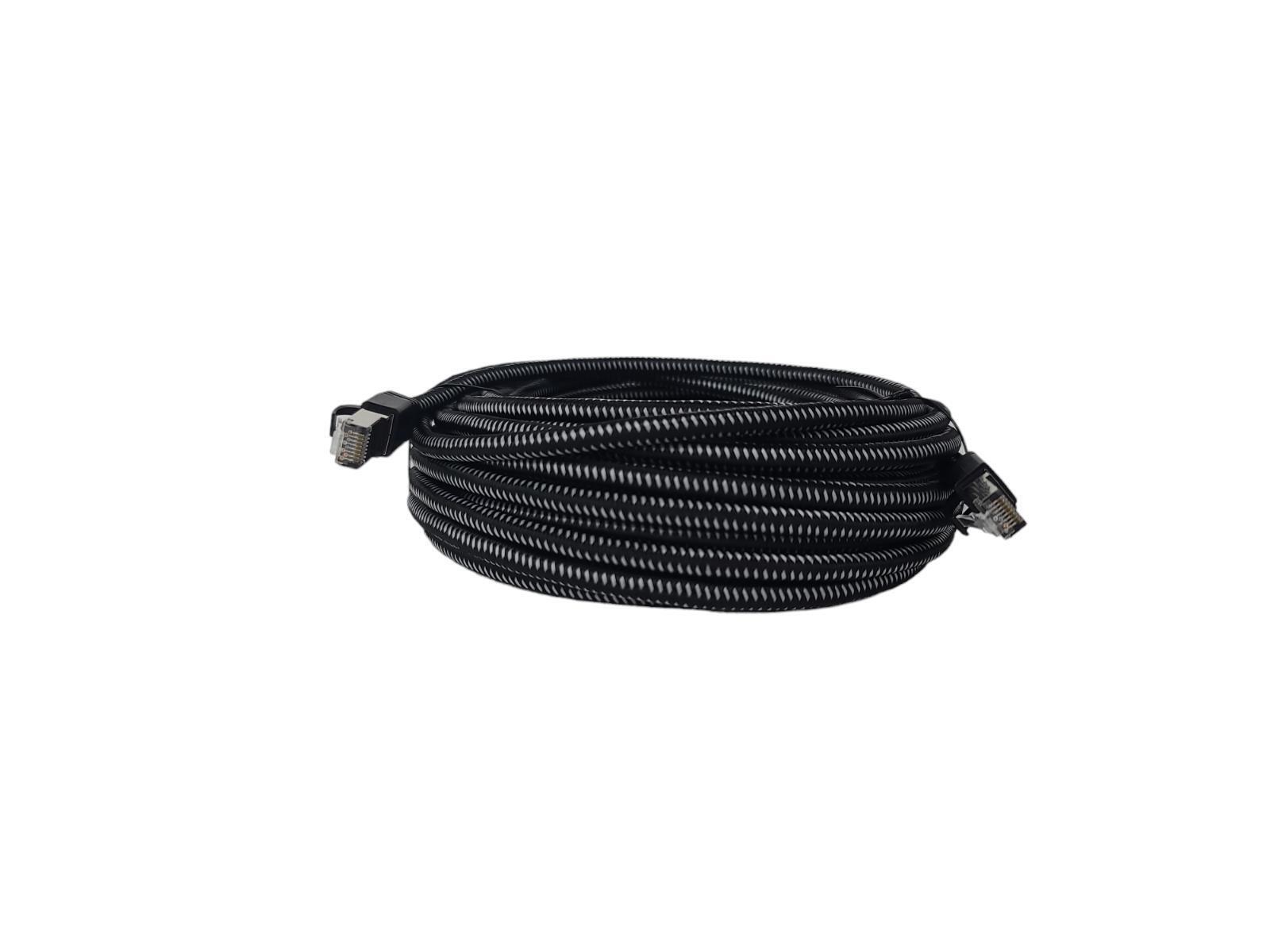Lot of 5. 50ft Amazon Basics Braided RJ45 Cat-7 Gigabit Ethernet Patch Cable