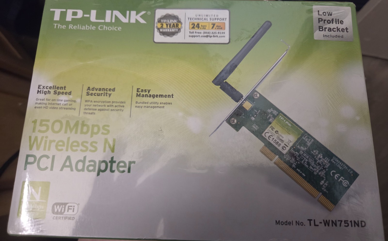 TP-Link TL-WN751ND (845973050566) Wireless Adapter