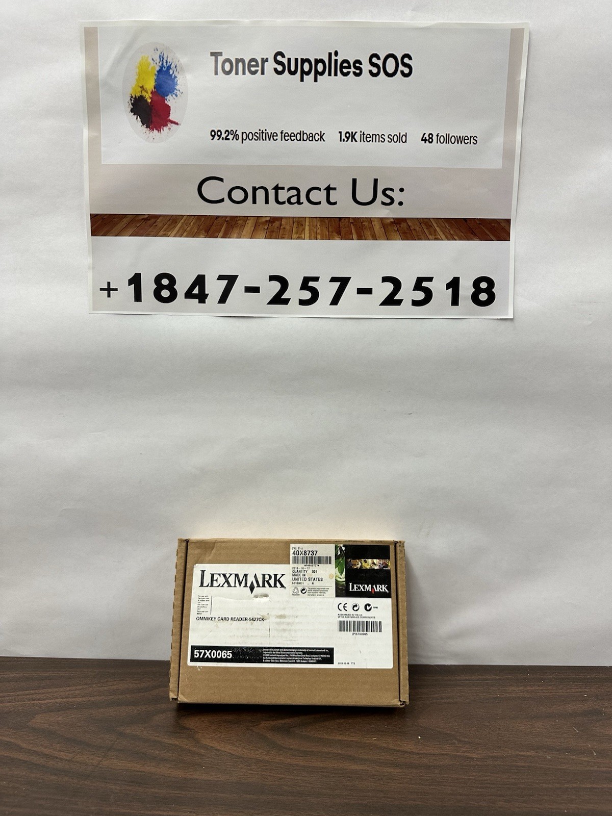 Lexmark Card Reader Rfid (MS821dn MS822de MS823n B2865dw MS825dn ) 40X8737