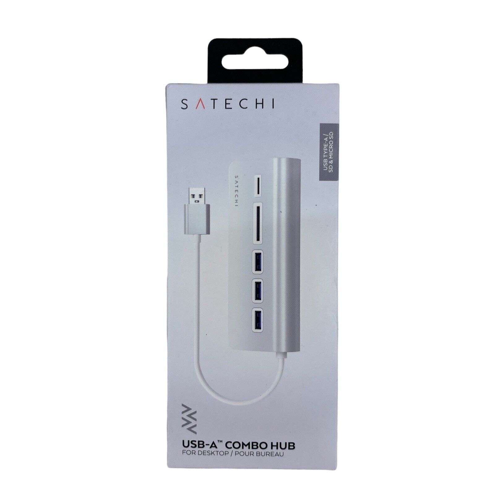Satechi Aluminum USB 3.0 Hub with Card Reader Port #ST-3HCRS