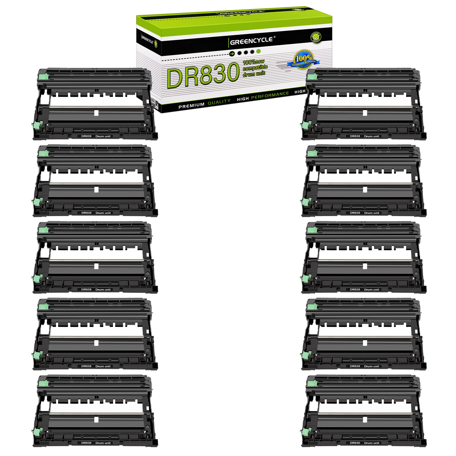10PK DR830 Drum Unit Compatible for Brother HL-L2420DW L2480DW DCP-L2640DW LOT