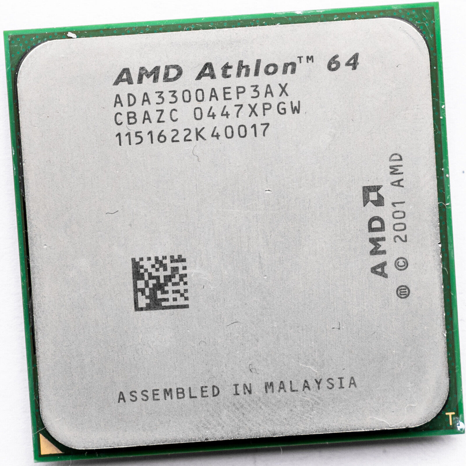 AMD Athlon 64 3300+ ADA3300AEP3AX 2.4GHz Socket 754 Processor 256KB like 3700+